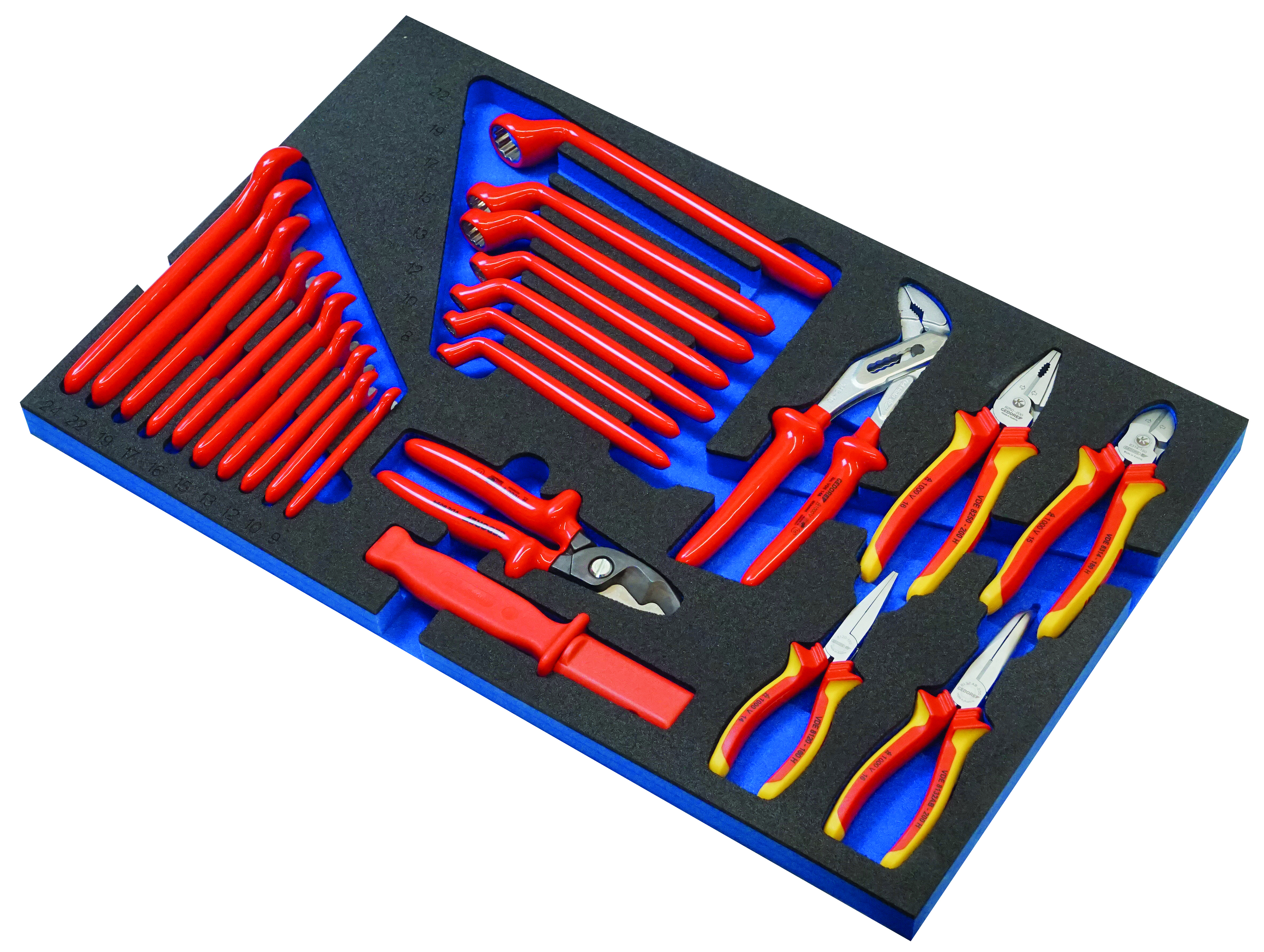 Tool Trolley including high voltage assortment,