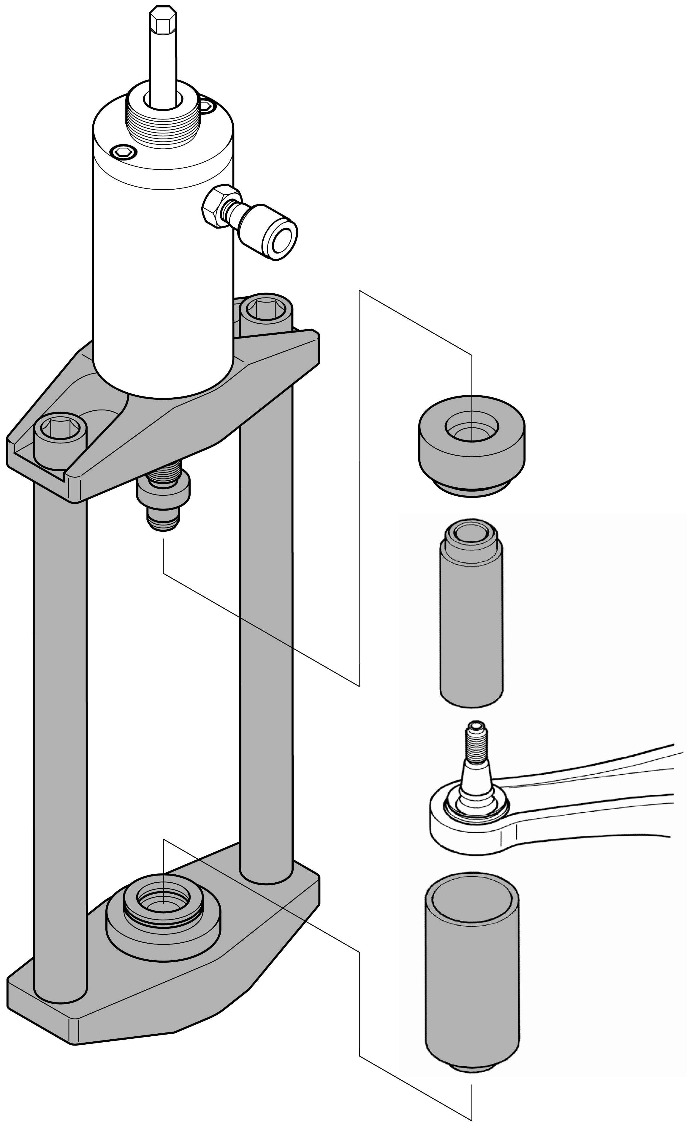 Press Frame Kit, without Drive, in a Foam Insert