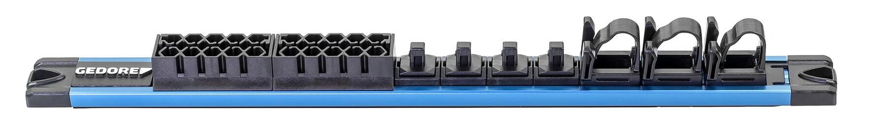 Magnetic tool holding rail 1/4"