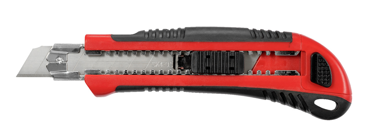 Cutter knife 5 blades-w.18mm +sharpener