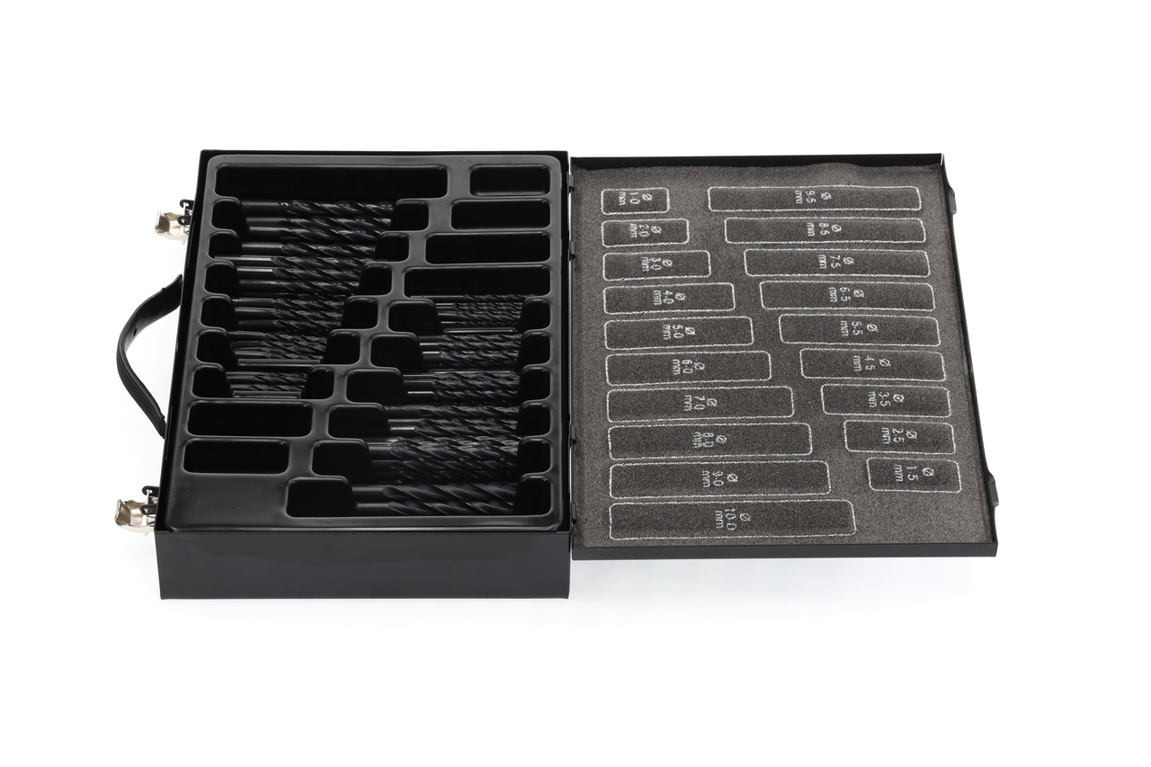 Twist drill set d.1-10mm 0.5pitch170pcs