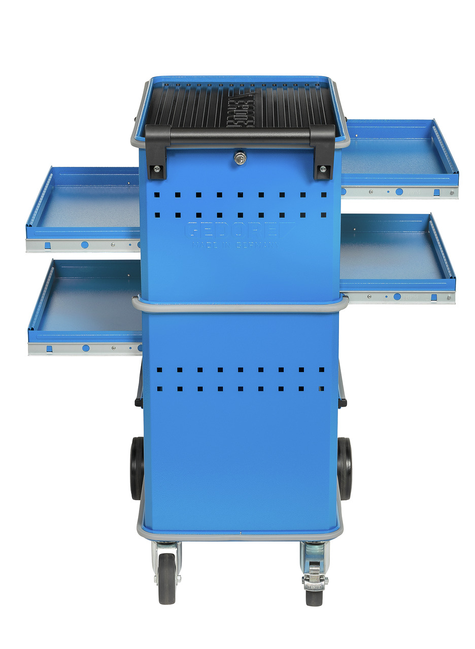 Tool trolley with 4 drawers
