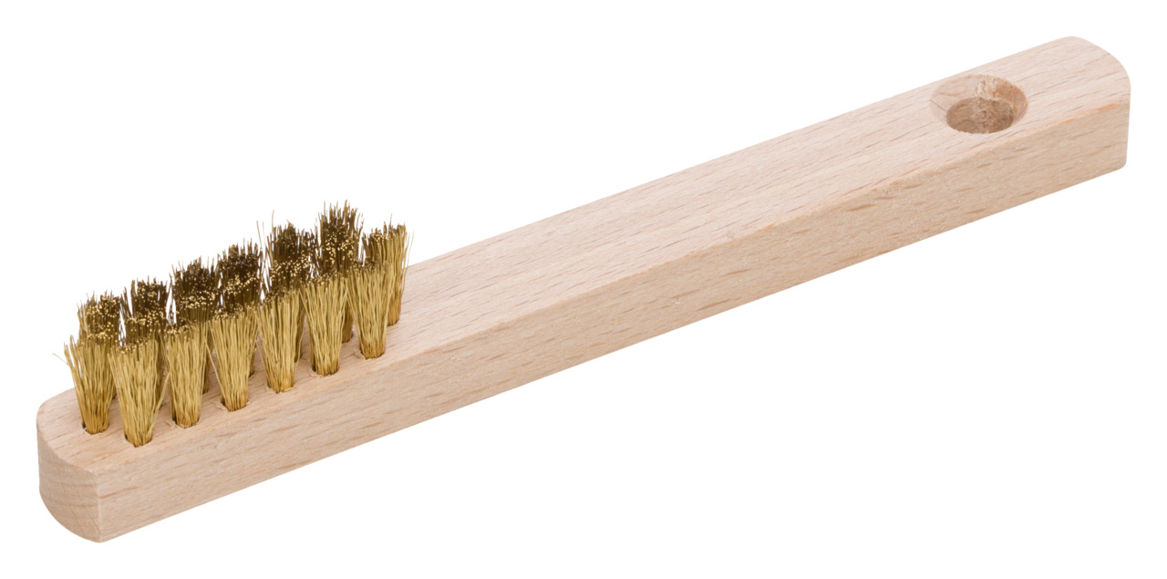Spark plug brush