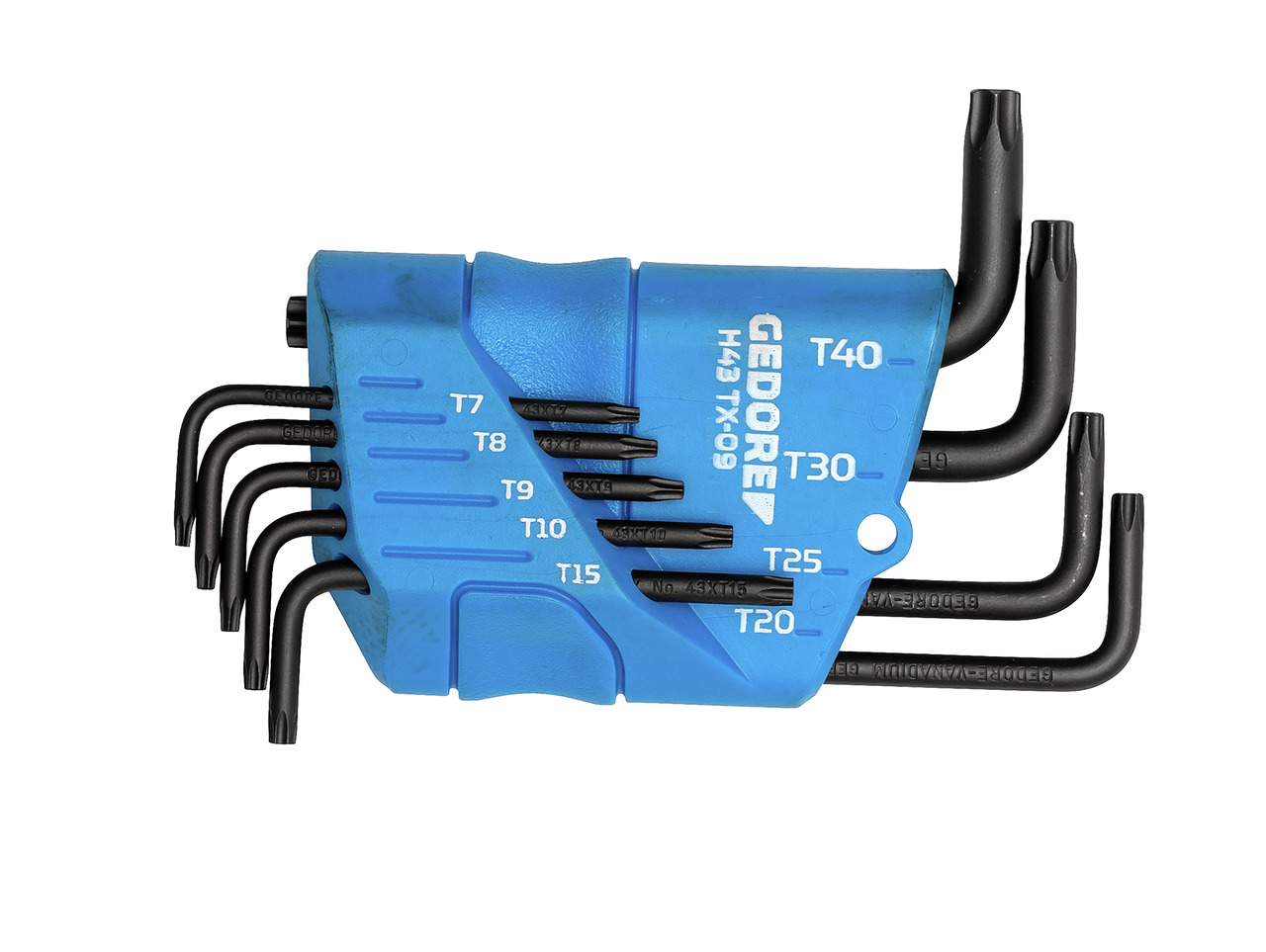 Cranked socket screwdriver set