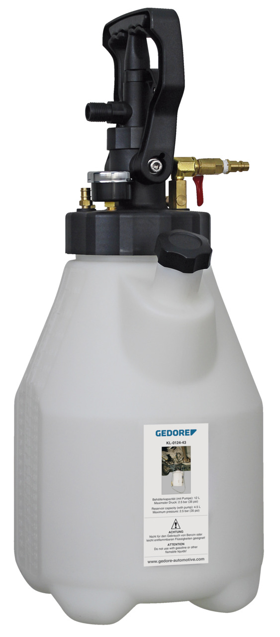 Reservoir (12 l) with pump