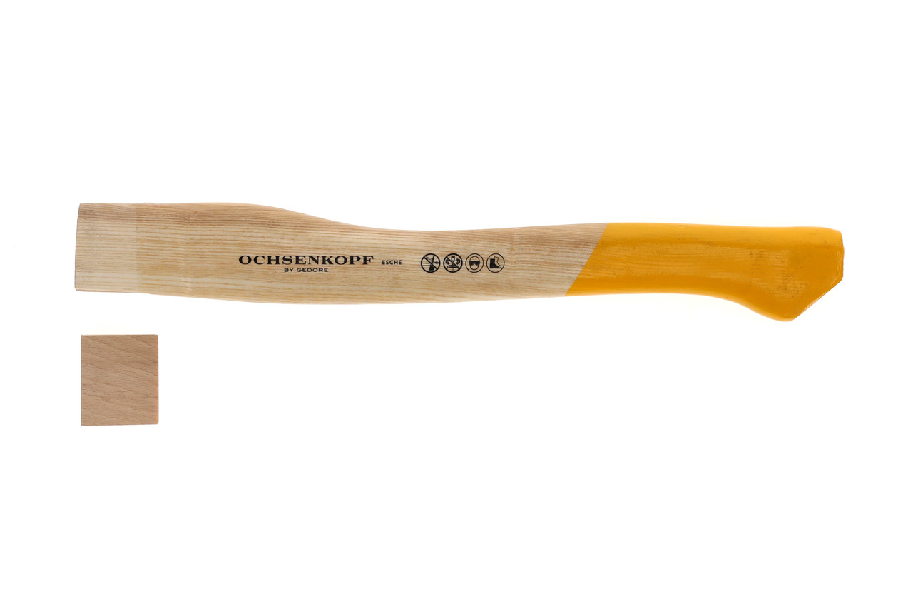 Spare handle, ash, 410 mm