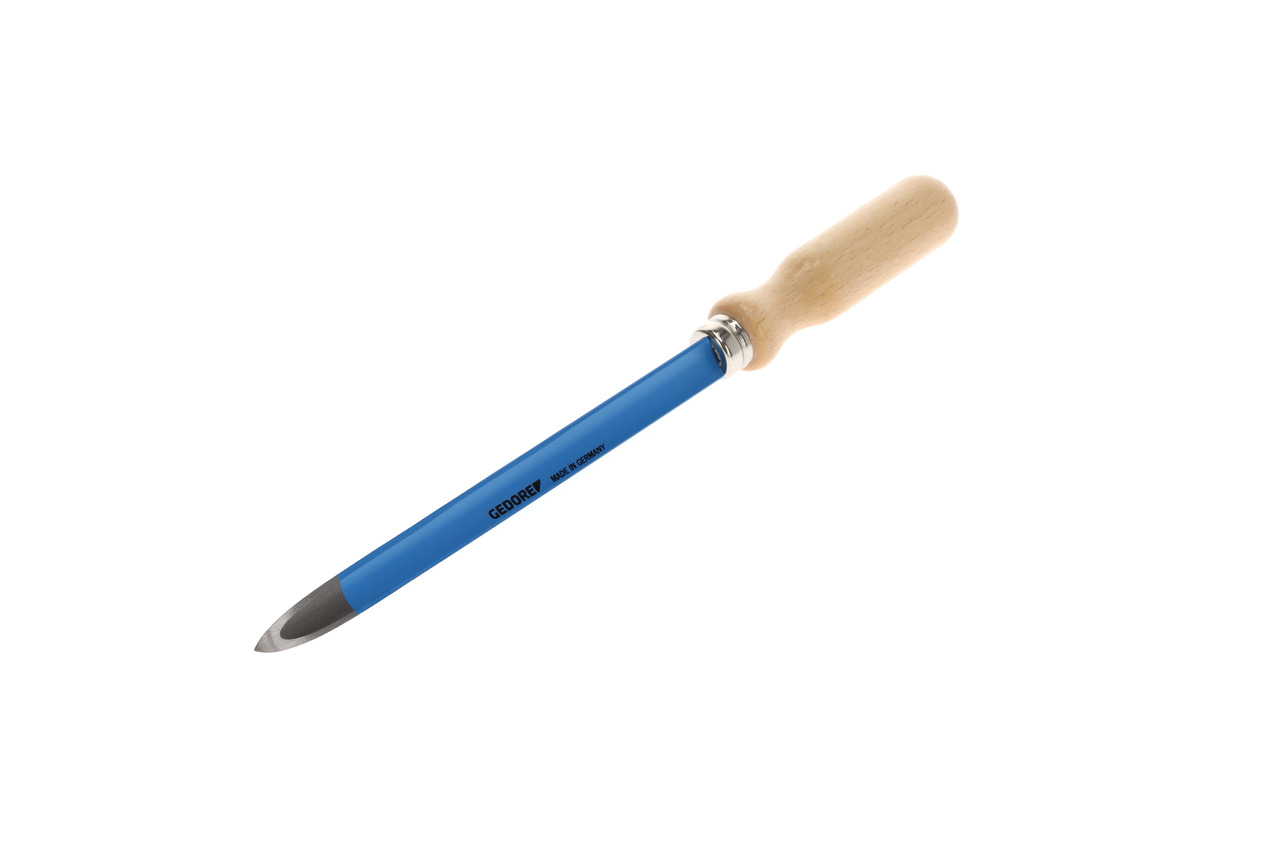 Three-edged hollow ground scraper