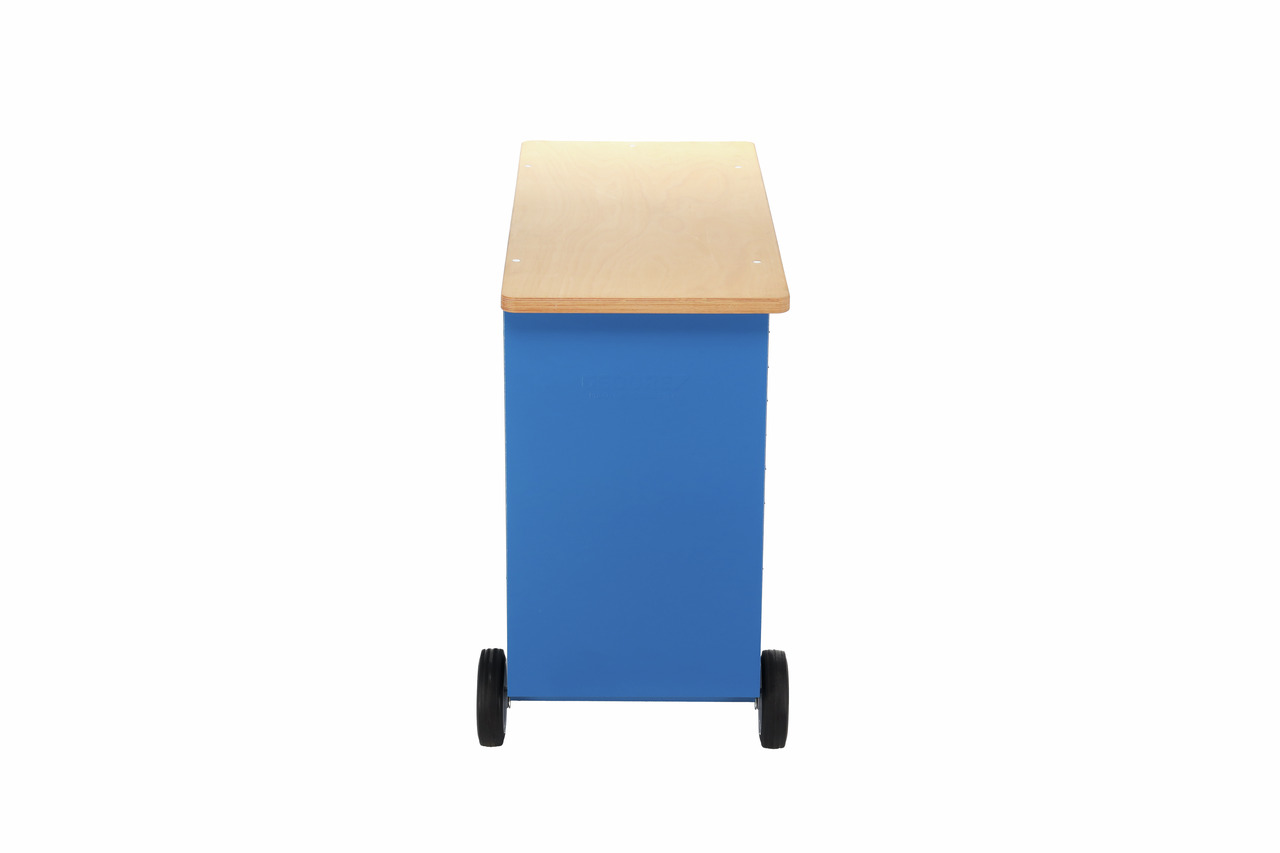 Mobile workbench 1.25 m wide with 2x 7 drawers