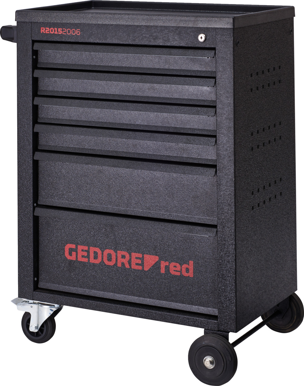 Workshop trolley BlackMECHANIC 6 drawers