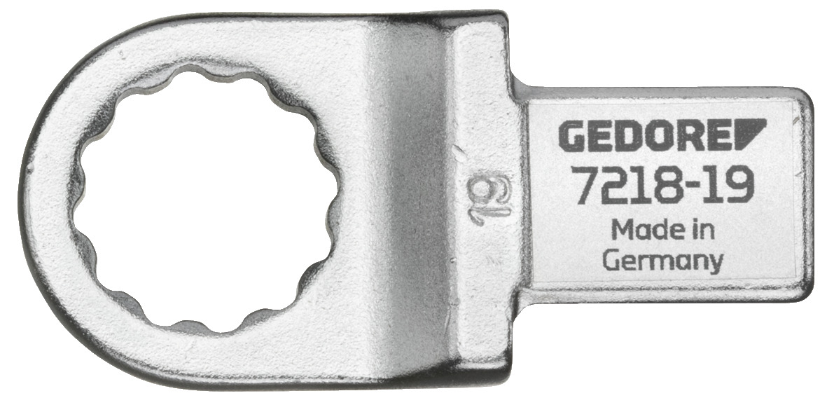 Rectangular ring end fitting SE 14x18 14 mm