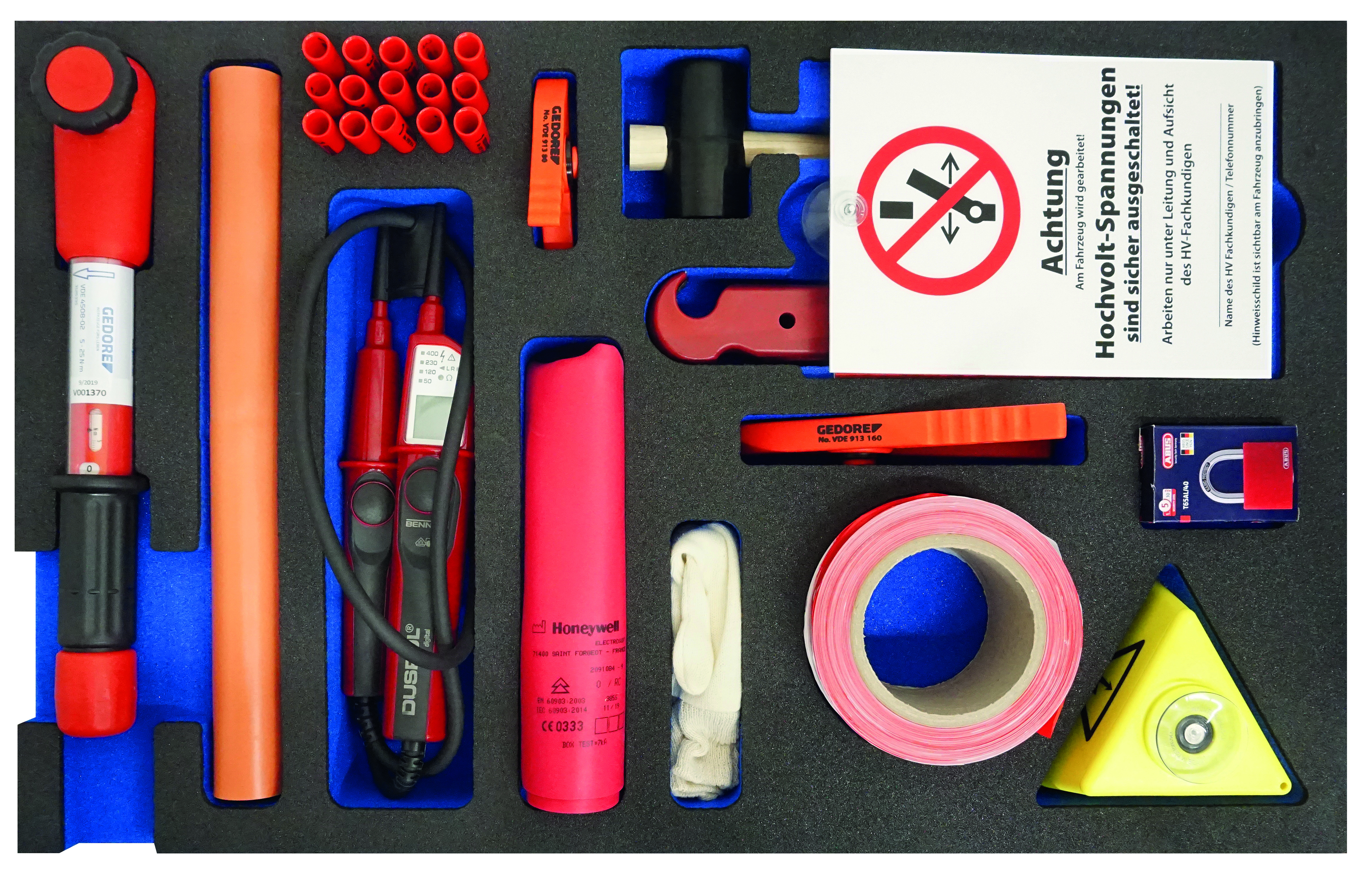 Tool Trolley including high voltage assortment,