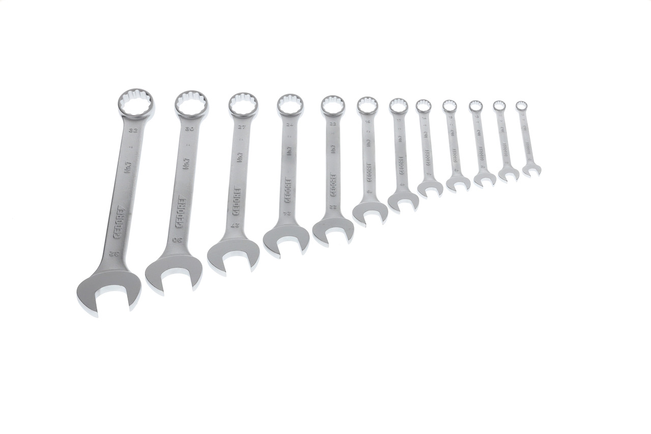 Combination spanner set 12 pcs UD profile 10-32 mm