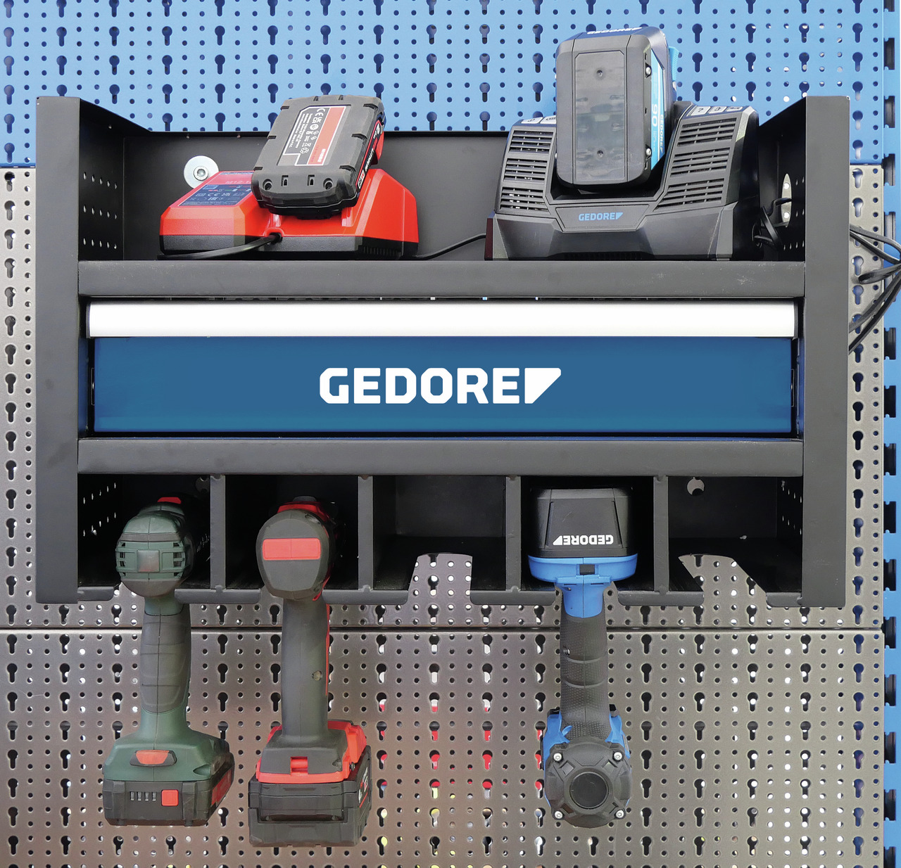 Wall Organizer for Cordless Power Tools