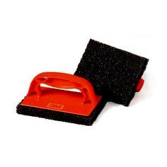 3M Scotchbrick Griddle Cleaning Scrubber, Red, 82 mm x 140 mm x 44 mm, 4/Pack