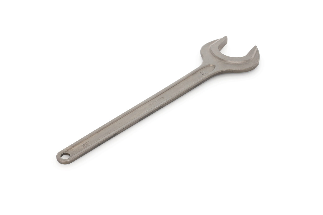 Single open ended spanner 85 mm