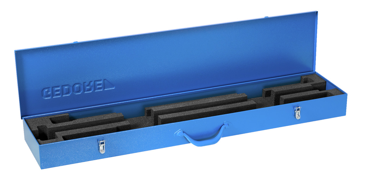 Sheet metal case empty with insert E-F-EKL