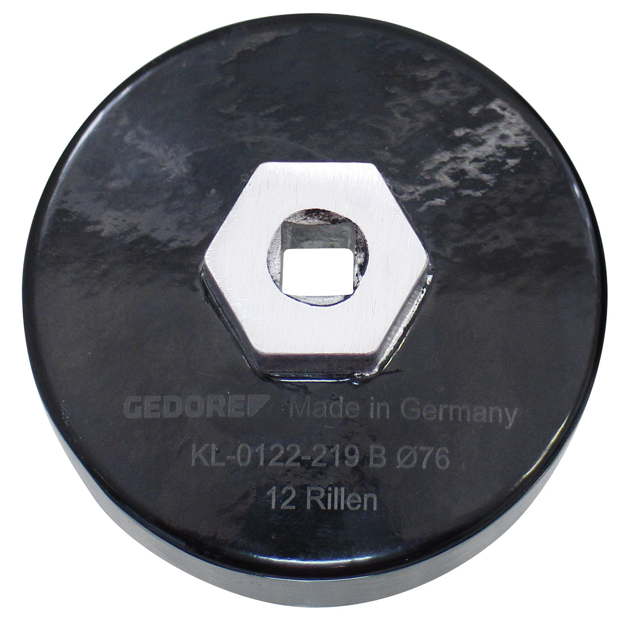 Oil Filter Socket, Alu, Ø 76mm, plastic-coated