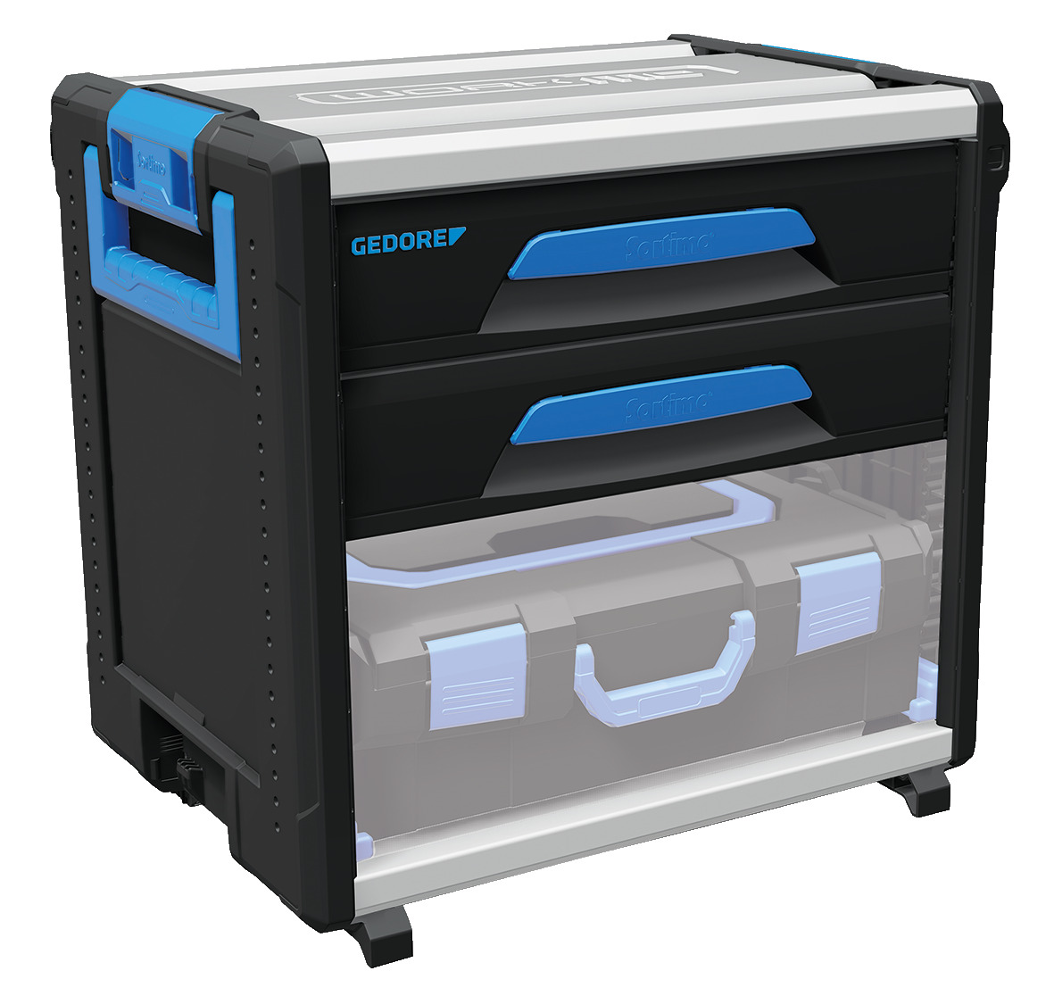WorkMo W2, 2 drawers H6, compartment for L-BOXX