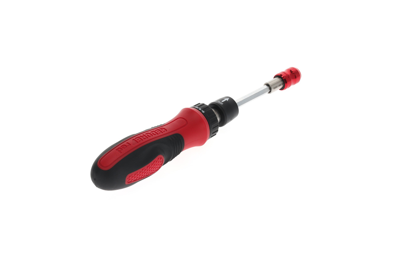 Ratchet screwdriver 1/4 w.telesc.shaft