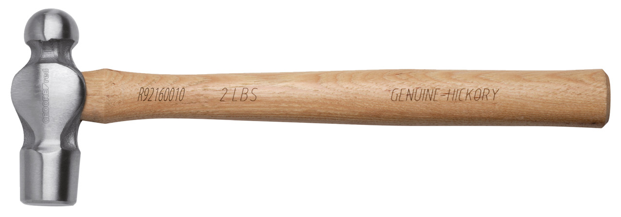 Engin.ball pein hammer 2lbs hickory