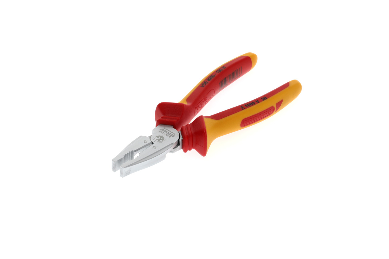 VDE Heavy duty combination pliers with VDE insulat