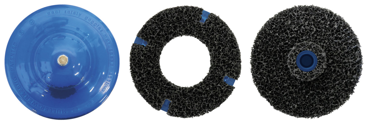 Wheel hub/rim flange grinder