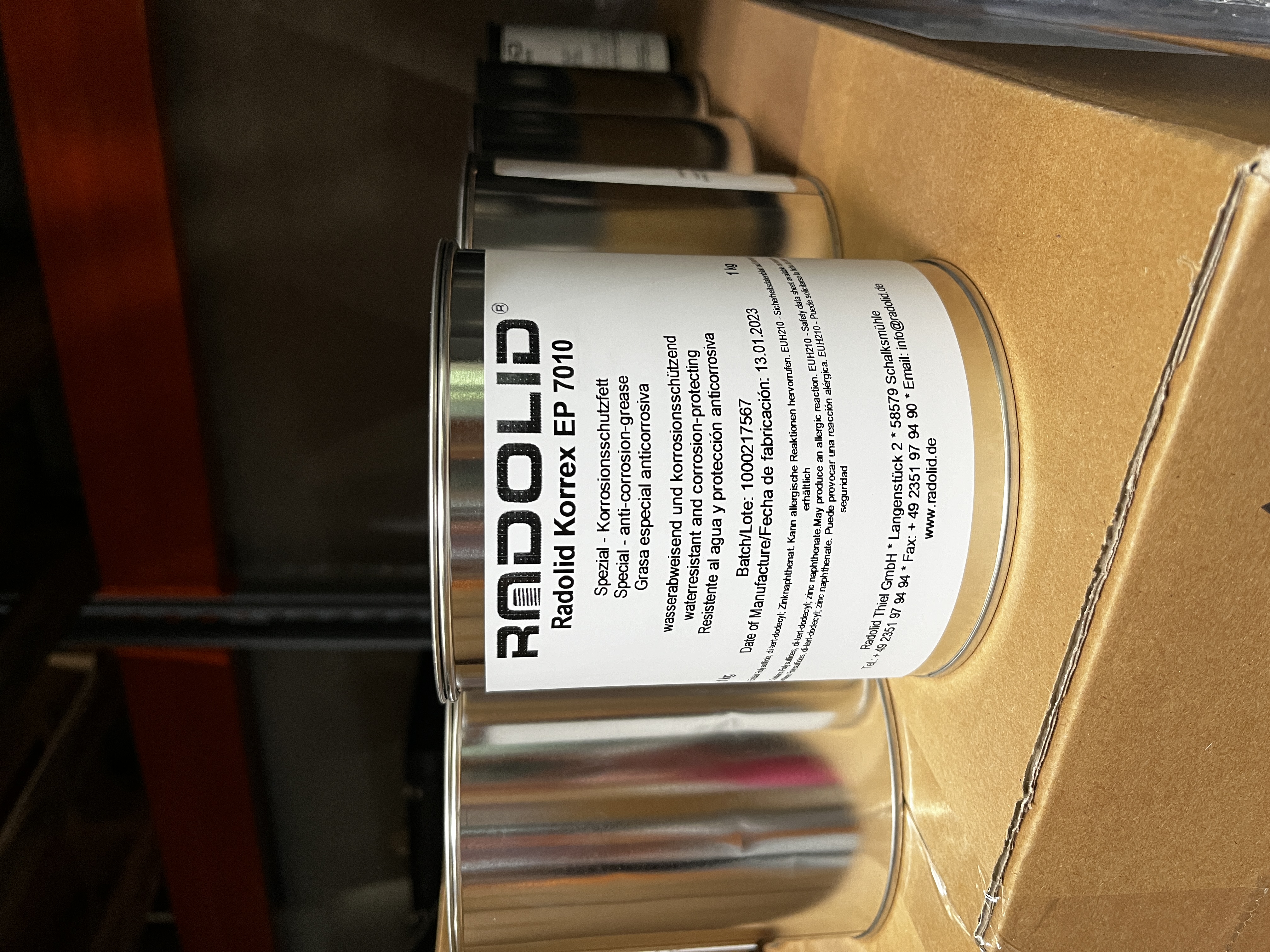 Radolid Korrex EP7010 Special Corrosion Protection Grease (GP088449), 1 KG