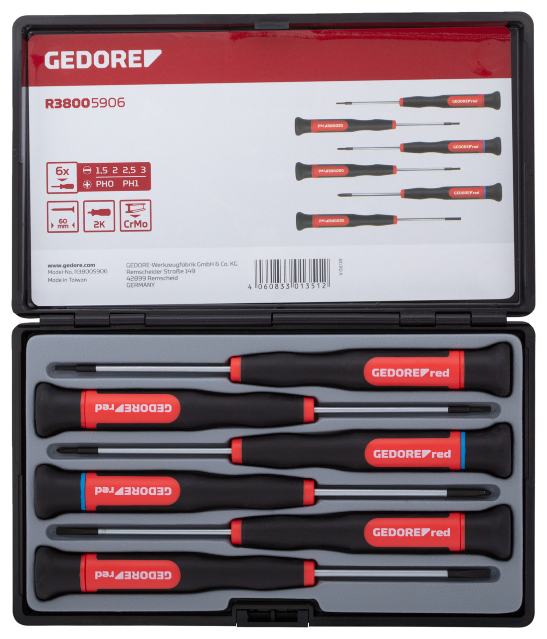 2C-electron.screwdriver set PH+SL 6pcs 2C-electron.screwdriver set PH+SL 6pcs