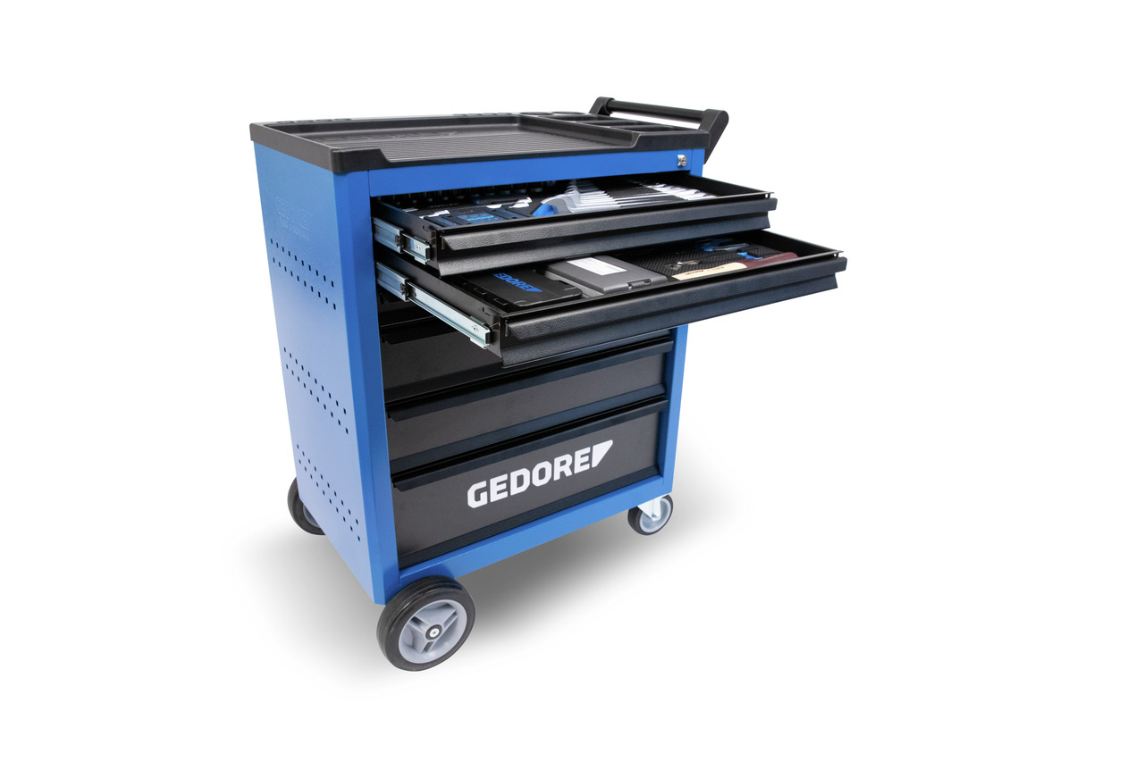 Tool trolley with assortment Tool trolley with assortment