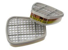 3M Gas and Vapour Filter, A1 + formaldehyde, 6075 3M Gas and Vapour Filter, A1 + formaldehyde, 6075