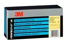 3M Perfect-It Polishing Pad, Yellow, Convoluted, 75 mm, PN50536