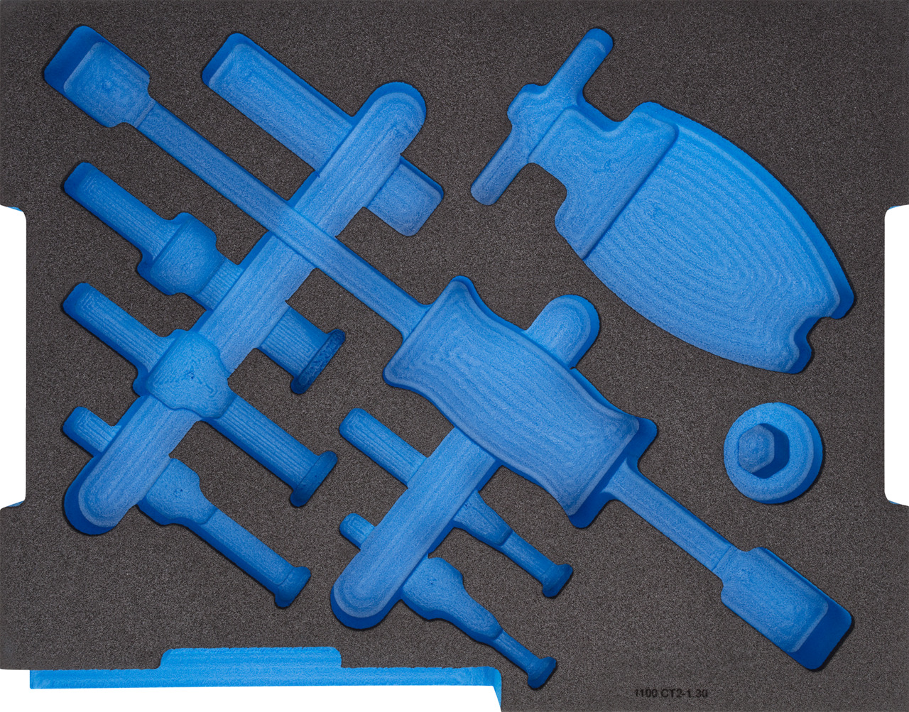 Foam insert 2/2 L-BOXX 136 empty