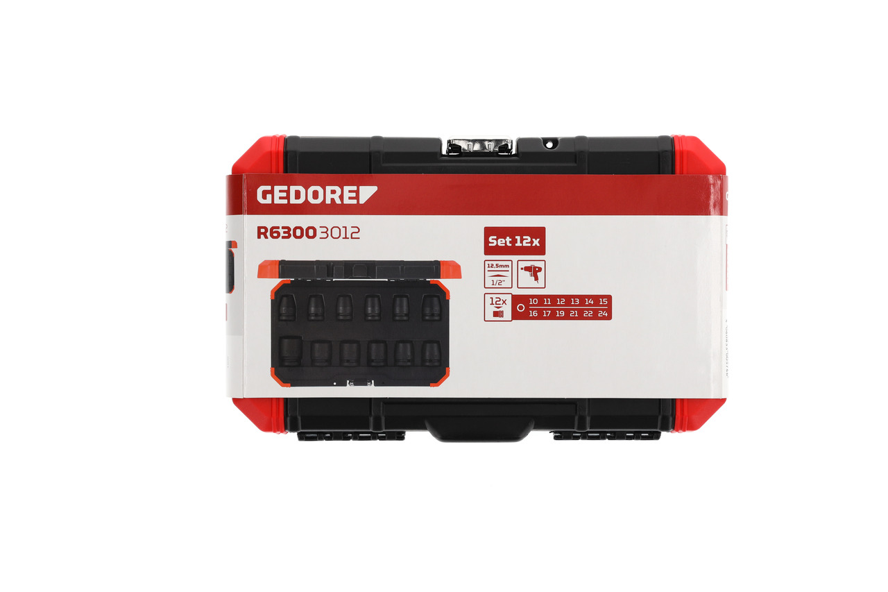 Impact socket set 1/2 12pcs