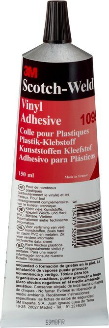 3M Nitrile High Performance Plastic Adhesive 1099, Gold-Yellow, 1 L