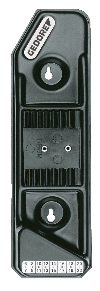 Plastic holder empty for 8 spanners no. 6