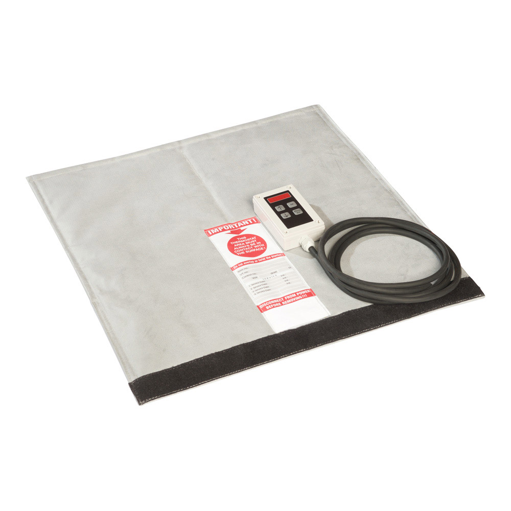 Ultraheat heating blanket 230V 1420W, 1300x1300mm, PS silicone heating blanket with adjustable digital controller (0-120ºC (32-248ºF))