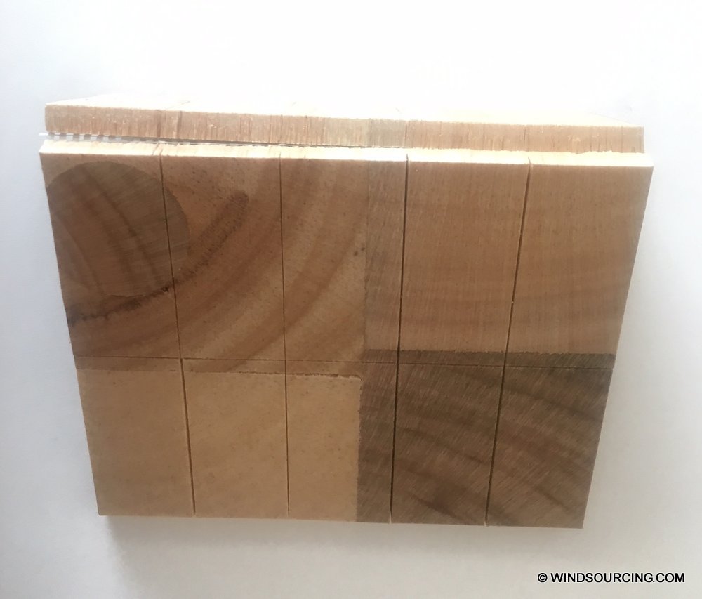 Balsawood 1220x610x38,1mm (diced), 5,33 Kg/m2