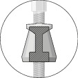 Puller 2-arm pattern 130 x 100 mm with leg brake Puller 2-arm pattern 130 x 100 mm with leg brake