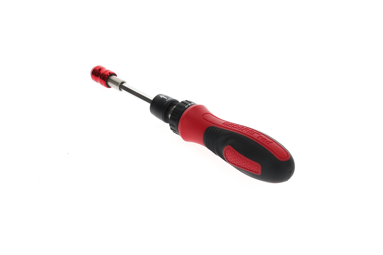 Ratchet screwdriver 1/4 w.telesc.shaft