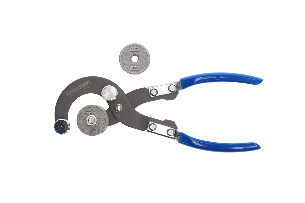 Universal pipe bending pliers