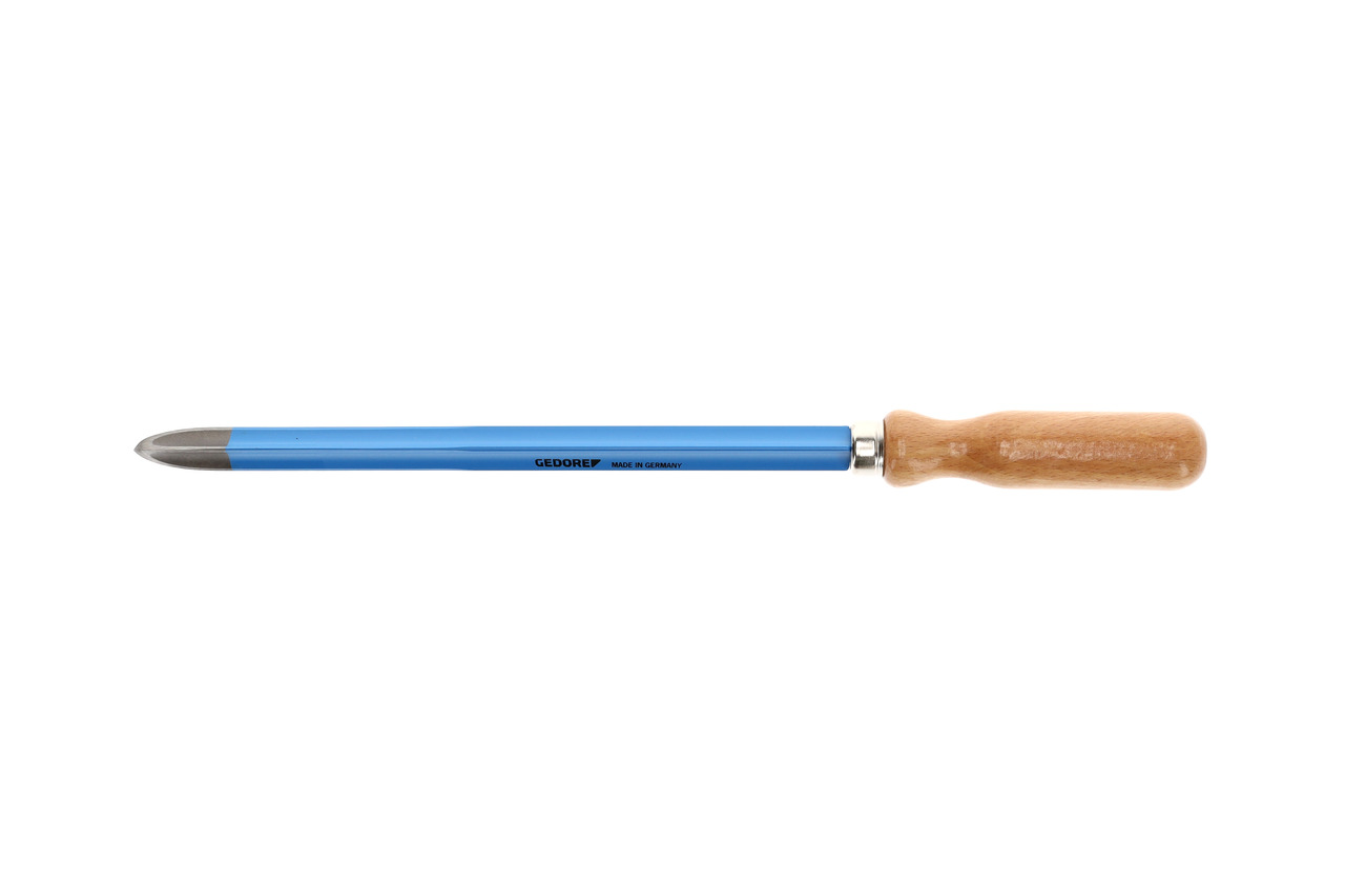 Three-edged hollow ground scraper