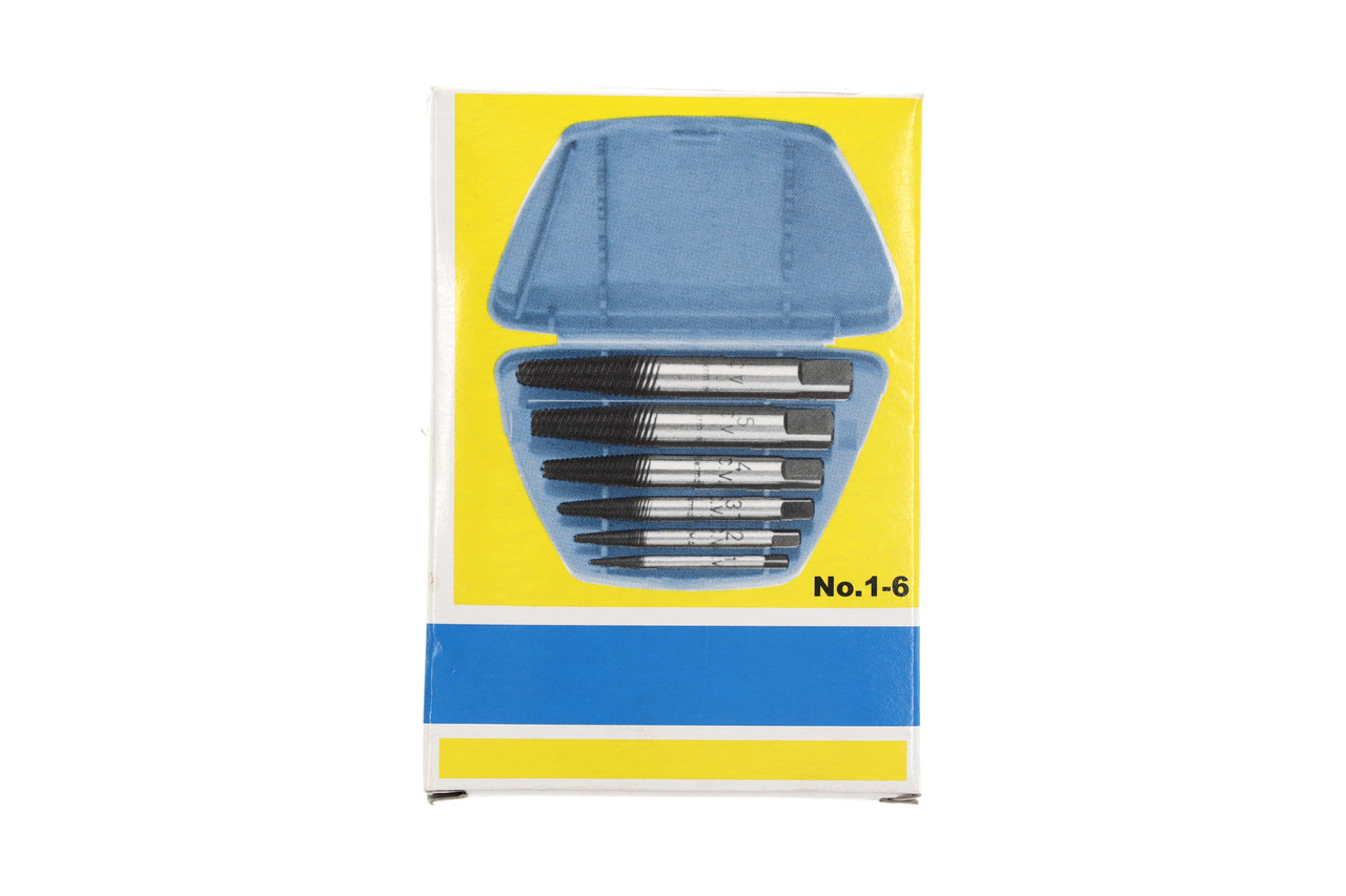 Bolt extractor set 6 pieces