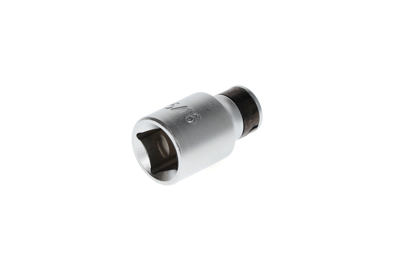 Bit adapter 1/2 sq. x 5/16 hex. l.38mm