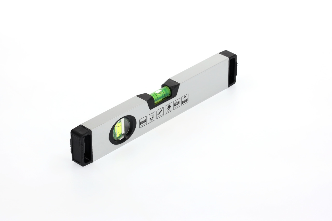 Spirit level l.300mm 2xlevel magn. alum.