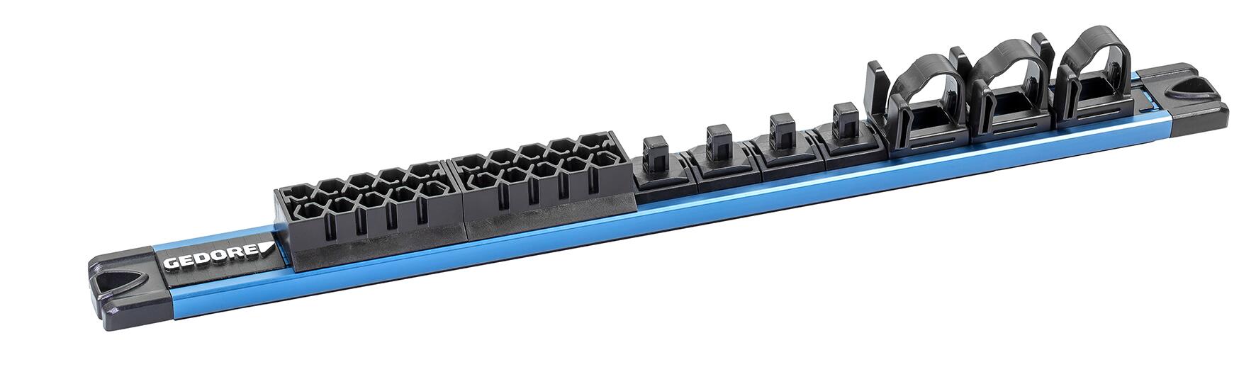 Magnetic tool holding rail 1/4"