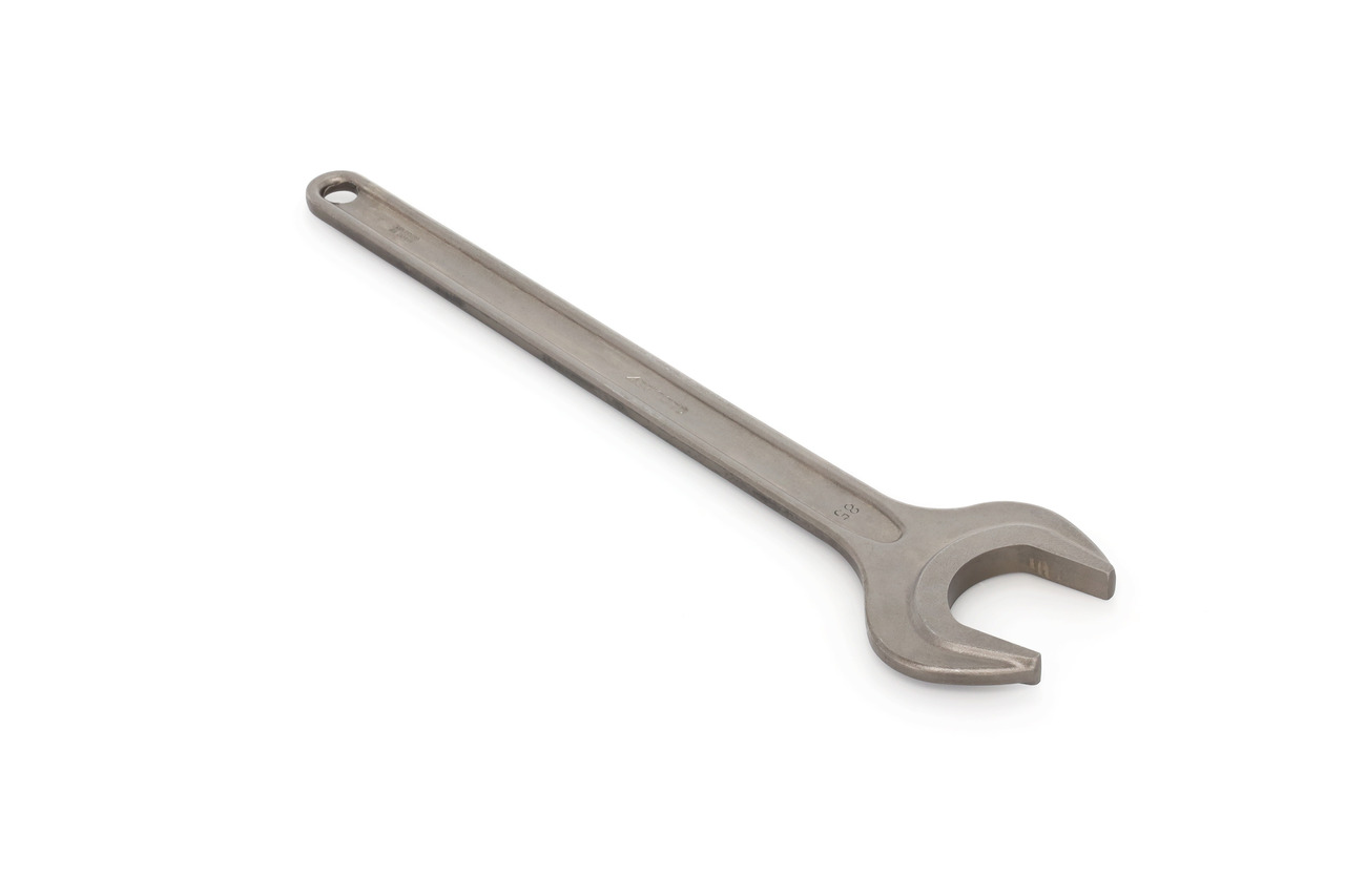 Single open ended spanner 85 mm