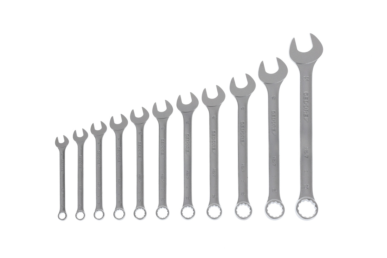Combination spanner set 11 pcs UD profile 8-22 mm