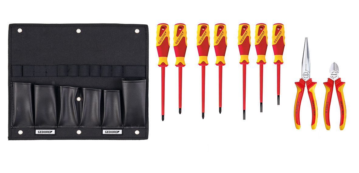 VDE Pliers/screwdrivers assortment for tool board