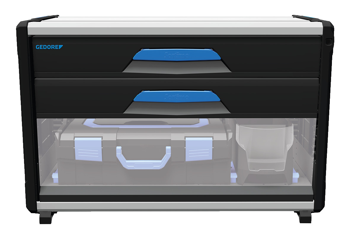 WorkMo W3, 2 drawers H6, compartment for L-/S-BOXX WorkMo W3, 2 drawers H6, compartment for L-/S-BOXX