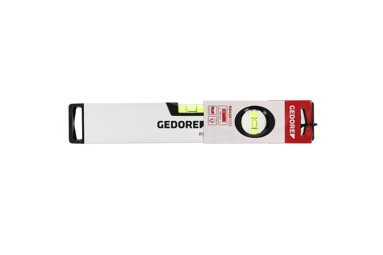 Spirit level l.300mm 2xlevel magn. alum.